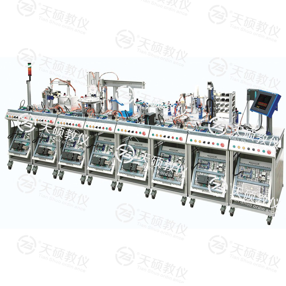 TSEMRX-3型 MES網(wǎng)絡(luò)型模塊式柔性自動化生產(chǎn)線實(shí)訓(xùn)系統(tǒng)（八站）